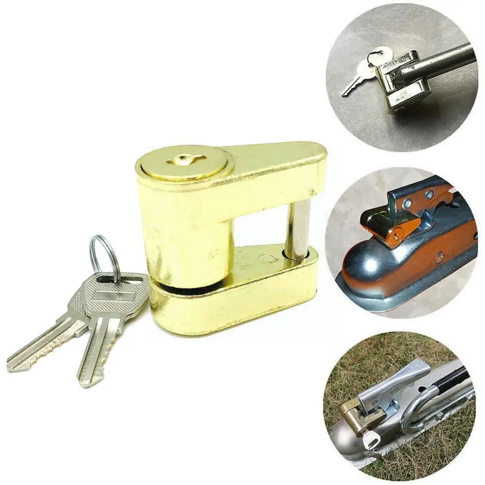 Zinc Alloy Trailer Hitch Coupler Lock For Locking Hauling Security Towing Tow Bar 2 Keys Rust-resistance Anti-theft Hard-we A0q9
Zinc Alloy Trailer Hitch Coupler Lock For Locking Hauling Security Towing Tow Bar 2 Keys Rust-resistance Anti-theft Hard-we A0q9