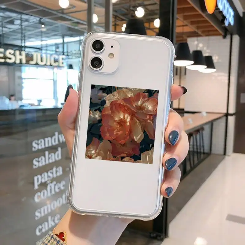 Art flowers Beautiful fashion Phone Case Transparent for iPhone 11 12 mini pro XS MAX 8 7 6 6S Plus X 5S SE 2020 XR
Art flowers Beautiful fashion Phone Case Transparent for iPhone 11 12 mini pro XS MAX 8 7 6 6S Plus X 5S SE 2020 XR