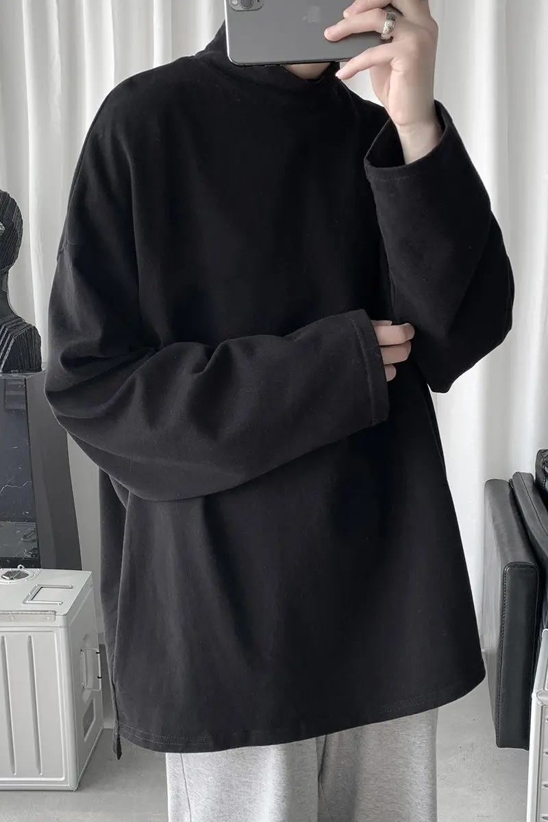 Men's T-shirts New autumn 2021 slim pure color plus velvet thickened long sleeve T-shirts casual fashion youth men's clothing
Men's T-shirts New autumn 2021 slim pure color plus velvet thickened long sleeve T-shirts casual fashion youth men's clothing