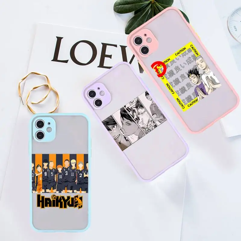 Haikyuu Phone Case For iPhone 12 11 Mini Pro XR XS Max 7 8 Plus X Matte transparent Purple Back Cover
Haikyuu Phone Case For iPhone 12 11 Mini Pro XR XS Max 7 8 Plus X Matte transparent Purple Back Cover