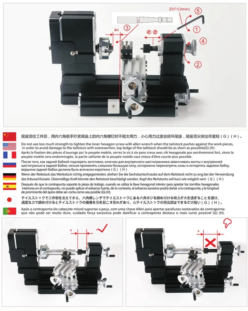 TZ20002MR DIY BigPower Mini Metal Rotating Lathe 60W 12000r/min Motor Standardized Children Education BEST Gift
TZ20002MR DIY BigPower Mini Metal Rotating Lathe 60W 12000r/min Motor Standardized Children Education BEST Gift