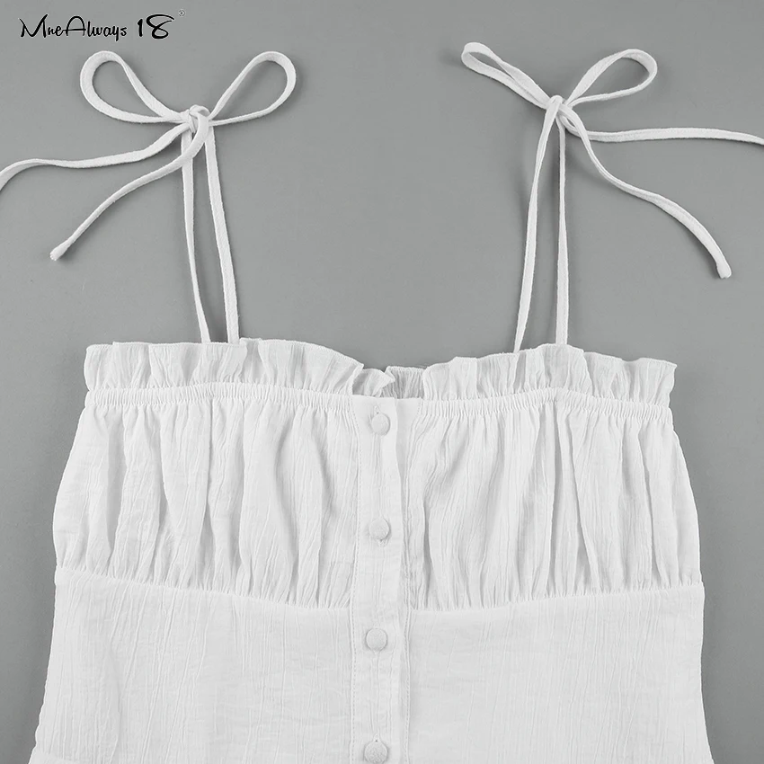 Mnealways18 Cotton White Spaghetti Strap Sexy Bodycon Dress Women breasted Mini Sundress Summer Lace-Up Ladies Corset Dress 2021
Mnealways18 Cotton White Spaghetti Strap Sexy Bodycon Dress Women breasted Mini Sundress Summer Lace-Up Ladies Corset Dress 2021
