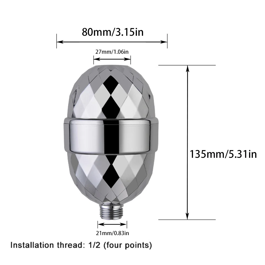 Filter for Removal of Residual Chlorine Heavy Metal Harmful Substances by Shower Purifier Removal Chlorine Removal Beauty
Filter for Removal of Residual Chlorine Heavy Metal Harmful Substances by Shower Purifier Removal Chlorine Removal Beauty