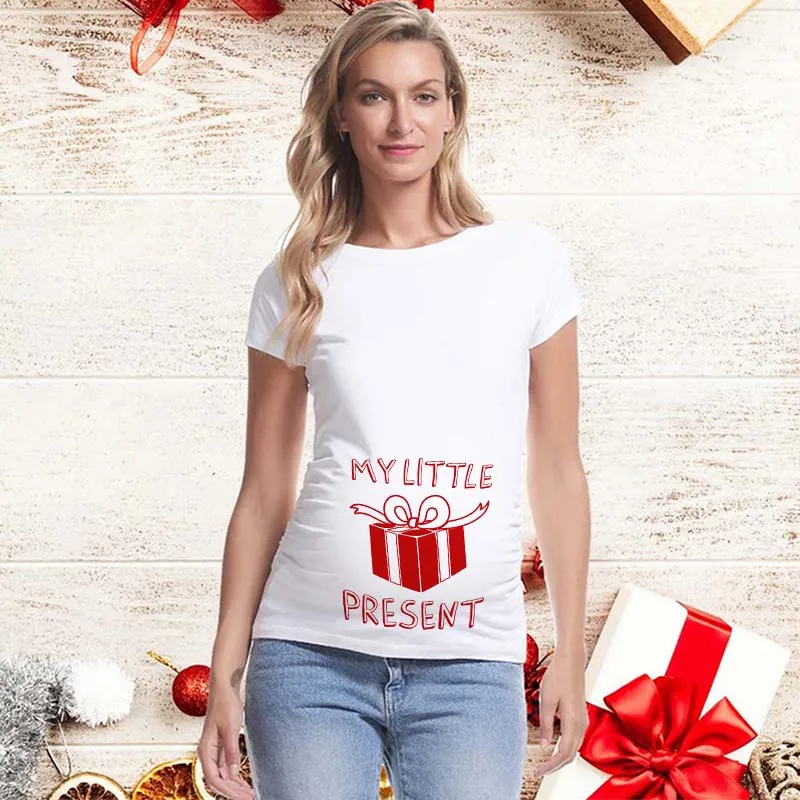 Women Pregnancy T-shirt Cute Santa Baby Print Pregnant Maternity T Shirts Tops Pregnancy Shirt Maternity Christmas Ladies Top
Women Pregnancy T-shirt Cute Santa Baby Print Pregnant Maternity T Shirts Tops Pregnancy Shirt Maternity Christmas Ladies Top