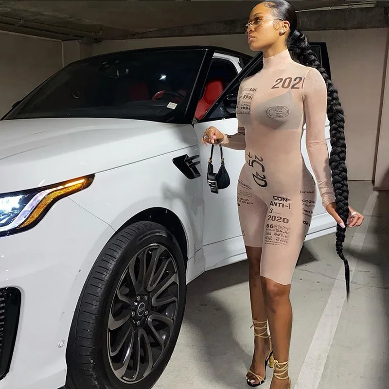 Character Print Fitness Rompers Women 2020 Autumn Long Sleeve Bodycon Sportswear Turtleneck High Waist Sexy Transparent Playsuit
Character Print Fitness Rompers Women 2020 Autumn Long Sleeve Bodycon Sportswear Turtleneck High Waist Sexy Transparent Playsuit
