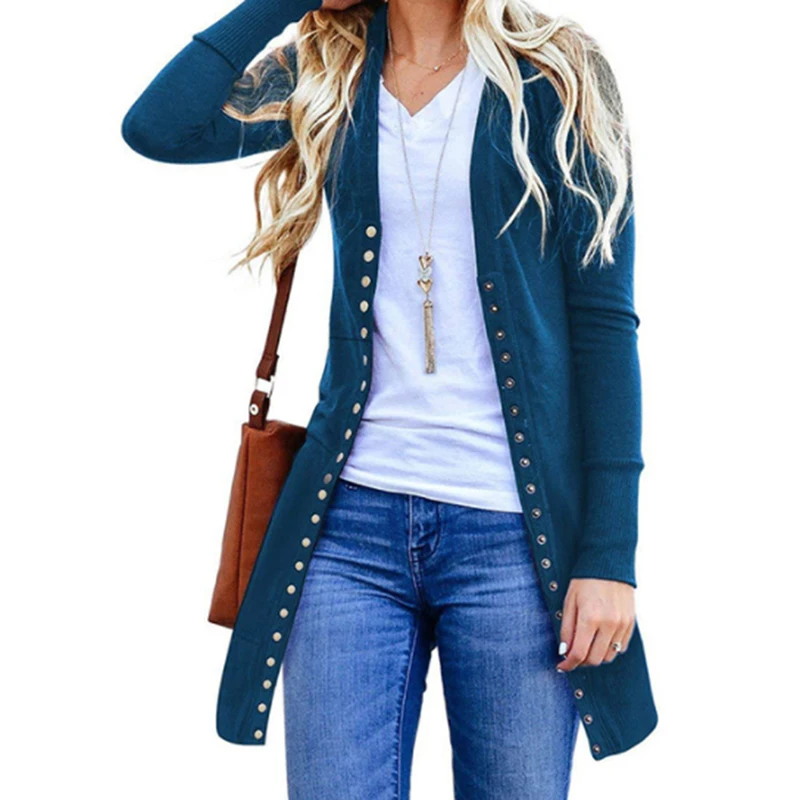 2021 New Women Spring Autumn Button Open Stitch Ladies Casual Long Sleeves Outerwear Overcoat
2021 New Women Spring Autumn Button Open Stitch Ladies Casual Long Sleeves Outerwear Overcoat