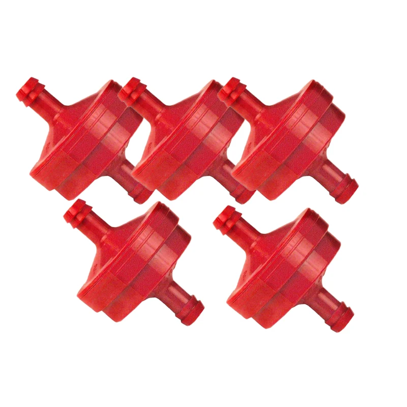 Red Fuel Filter 5pcs Set 394358 394358S 298090 5018 751-3013 951-3013 For TORO 56-6360
Red Fuel Filter 5pcs Set 394358 394358S 298090 5018 751-3013 951-3013 For TORO 56-6360