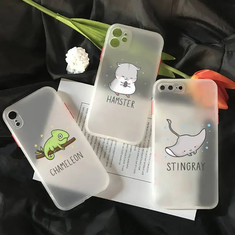 Cartoon Animal Cute Lovely Phone Case White Color Matte Transparent For iPhone 13 12 Mini 11 Pro X XR XS Max 7 8 Plus Coque
Cartoon Animal Cute Lovely Phone Case White Color Matte Transparent For iPhone 13 12 Mini 11 Pro X XR XS Max 7 8 Plus Coque