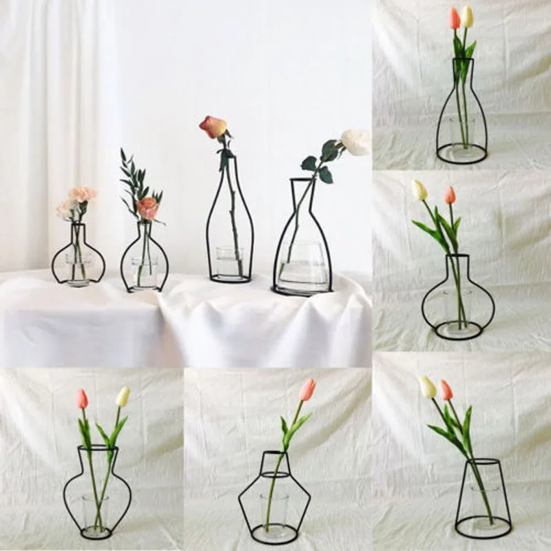 Brand New Style Retro Iron Line Flowers Vase Metal Plant Holder Modern Solid Home Decor Nordic Styles Iron Vase
Brand New Style Retro Iron Line Flowers Vase Metal Plant Holder Modern Solid Home Decor Nordic Styles Iron Vase