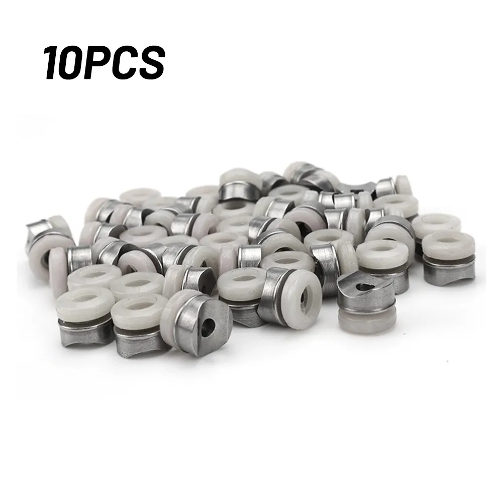 10pcs Stainless Steel Airless Paint Spray Nozzle Gaskets Accessories Spare Parts Half Moon Pad Saddle Washer Seals Tip Gaskets
10pcs Stainless Steel Airless Paint Spray Nozzle Gaskets Accessories Spare Parts Half Moon Pad Saddle Washer Seals Tip Gaskets