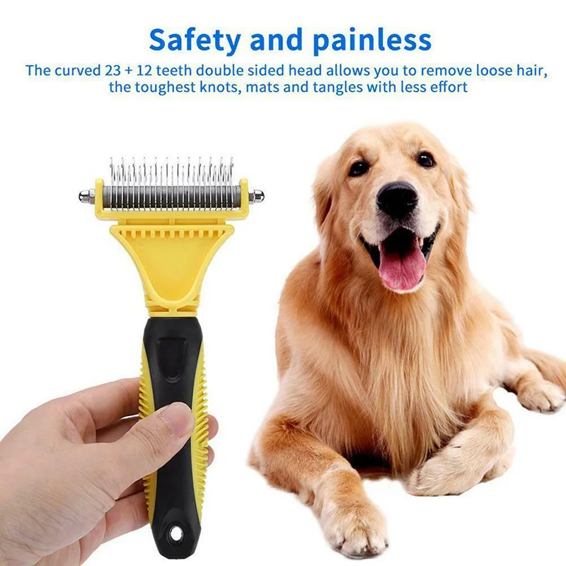 3 в 1 животное собака Кот Dematting жениха Deshedding инструмент для стильных волос