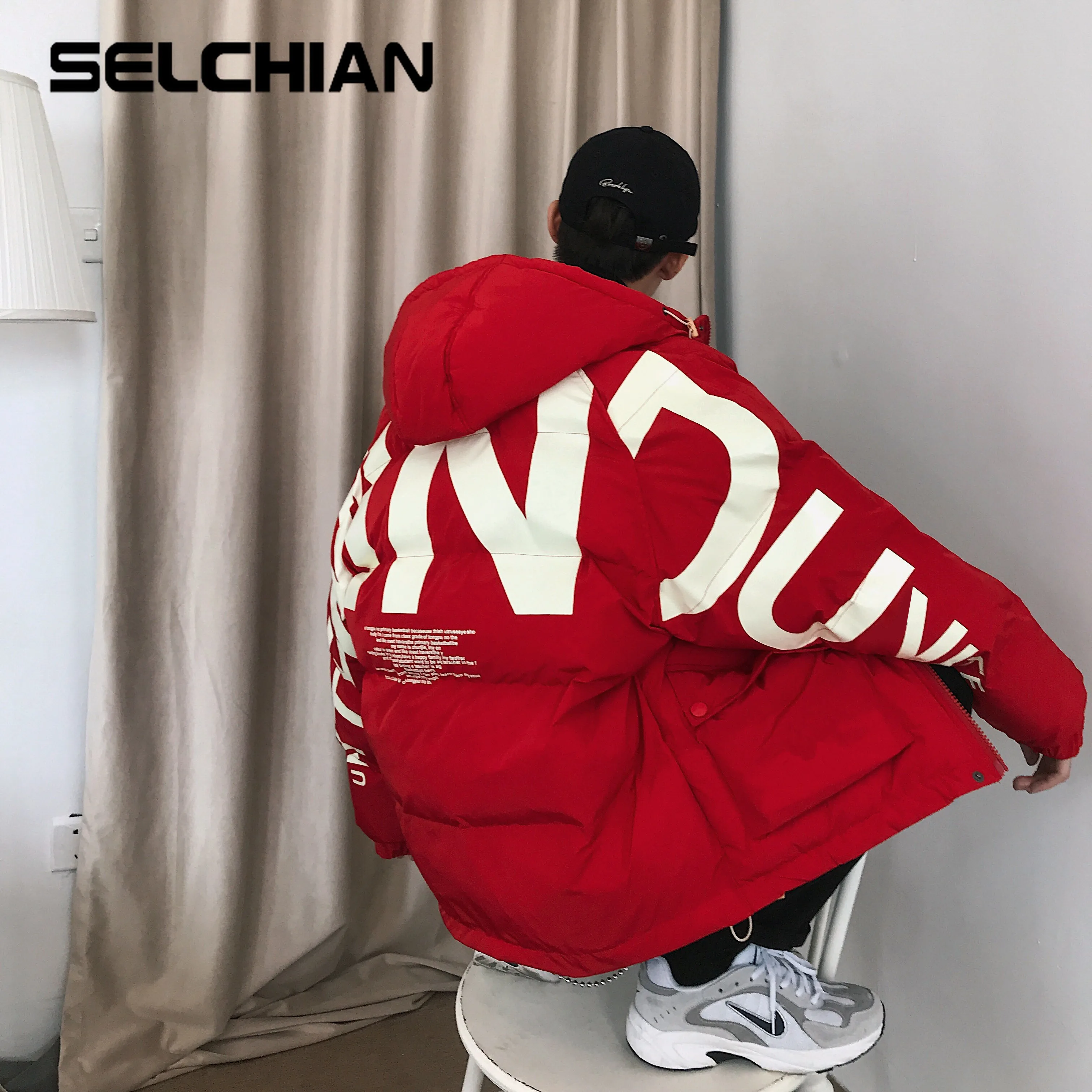 2021 Толстая Теплая мужская зимняя куртка, парка, Повседневная Свободная мужская зимняя куртка в стиле Харадзюку, пальто с капюшоном и принто...
2021 Толстая Теплая мужская зимняя куртка, парка, Повседневная Свободная мужская зимняя куртка в стиле Харадзюку, пальто с капюшоном и принто...