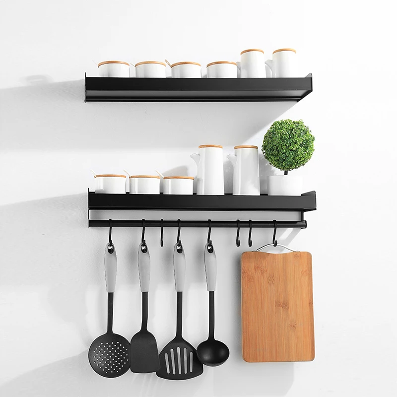 Kitchen Organizer Storage Wall-Mount Spice Racks Aluminum Shelves Utensil Spoon Hanger Hook Kitchen Gadgets Accessories Supplies
Kitchen Organizer Storage Wall-Mount Spice Racks Aluminum Shelves Utensil Spoon Hanger Hook Kitchen Gadgets Accessories Supplies