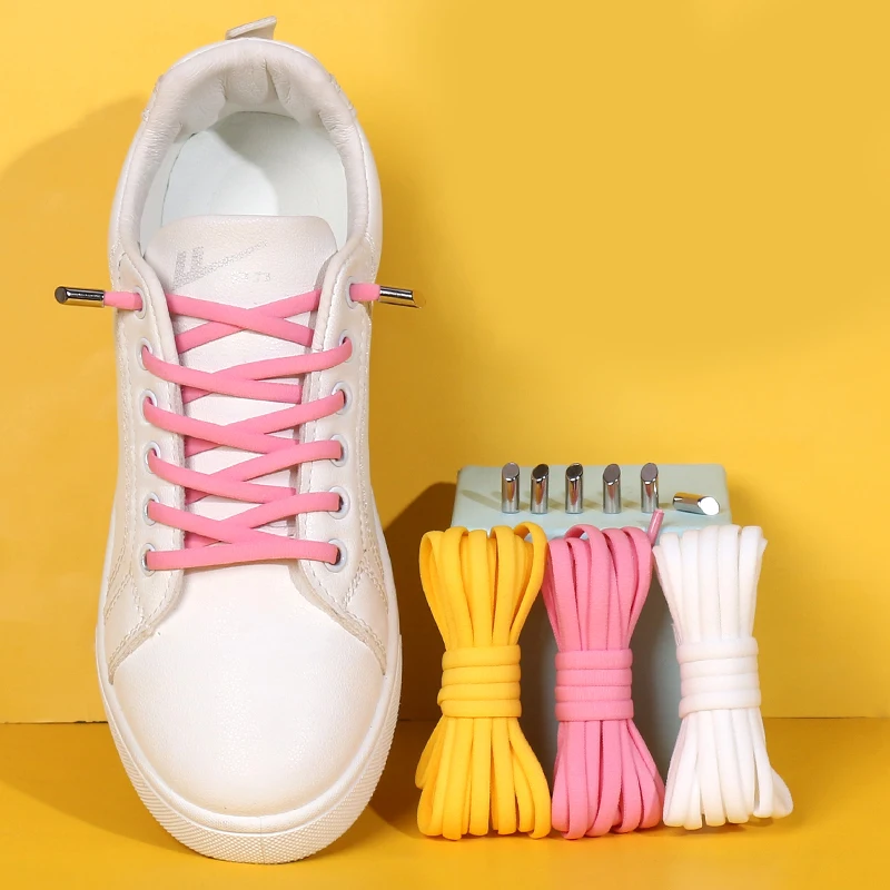 1Pair Non-Tying Shoelaces Multi-Color Elastic Sneakers Shoelaces Quick Semicircular Beveled Edge Buckle Lazy Laces Kids Adult
1Pair Non-Tying Shoelaces Multi-Color Elastic Sneakers Shoelaces Quick Semicircular Beveled Edge Buckle Lazy Laces Kids Adult