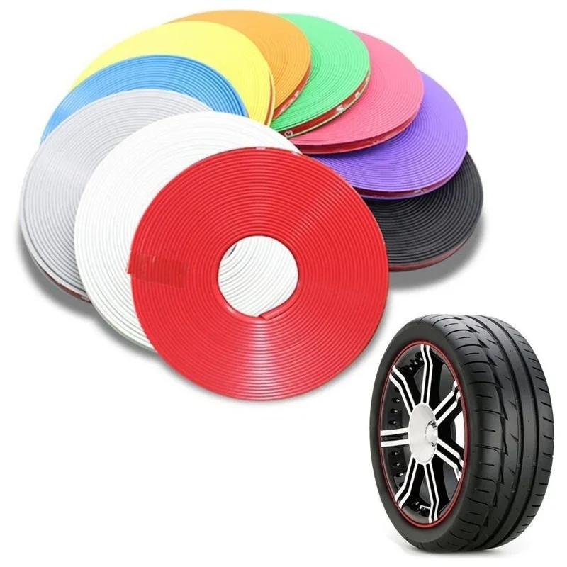 8M/Roll Rim Blades Car Vehicle Color Wheel Rims Protectors Decor Strip Tire Guard Line Rubber Mounding Trim Tire Guard Line
8M/Roll Rim Blades Car Vehicle Color Wheel Rims Protectors Decor Strip Tire Guard Line Rubber Mounding Trim Tire Guard Line