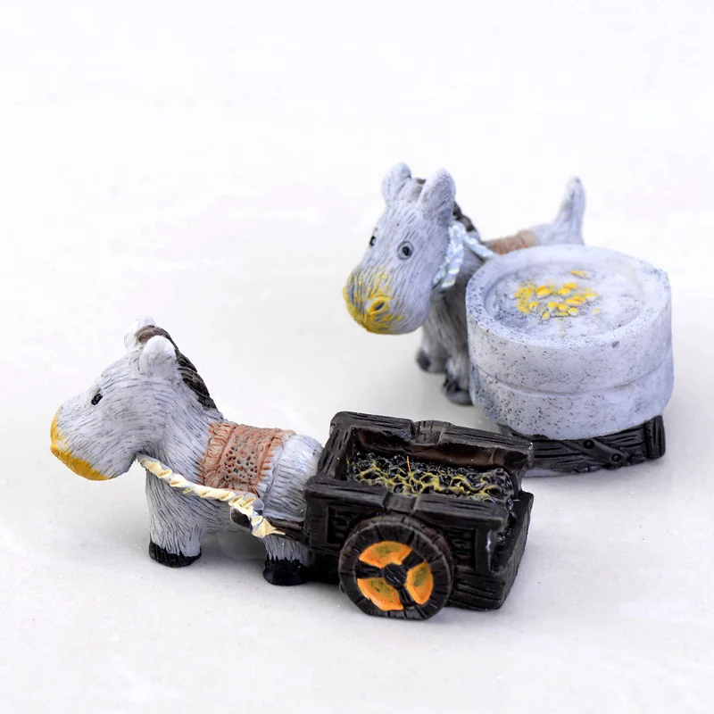 2PCS Donkey Pull Cart Stone Miniature Fairy Garden Home Houses Decoration Mini Craft Micro Landscaping Decor DIY Accessories
2PCS Donkey Pull Cart Stone Miniature Fairy Garden Home Houses Decoration Mini Craft Micro Landscaping Decor DIY Accessories