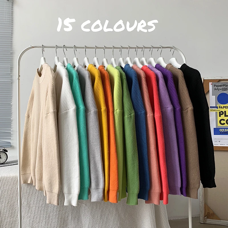 Female Long Sleeve O Neck Jumper Warm Teen Gril Femme Autumn Winter Oversize Sweater Women Knitted Pullover Sweater 
Female Long Sleeve O Neck Jumper Warm Teen Gril Femme Autumn Winter Oversize Sweater Women Knitted Pullover Sweater