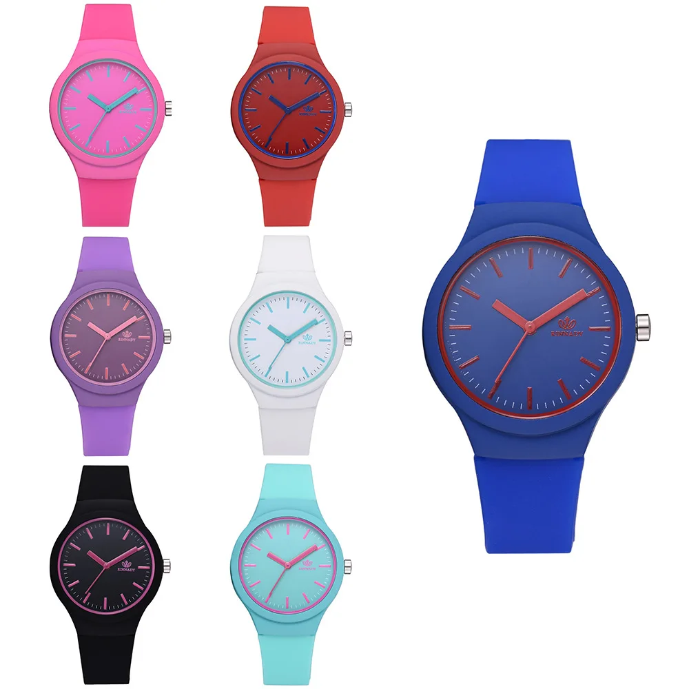 Women's Fashion Sports Silicone Quartz Watch Simple Scale Jelly Color Full Silicone Female Student Trendy Women's Watch
Women's Fashion Sports Silicone Quartz Watch Simple Scale Jelly Color Full Silicone Female Student Trendy Women's Watch