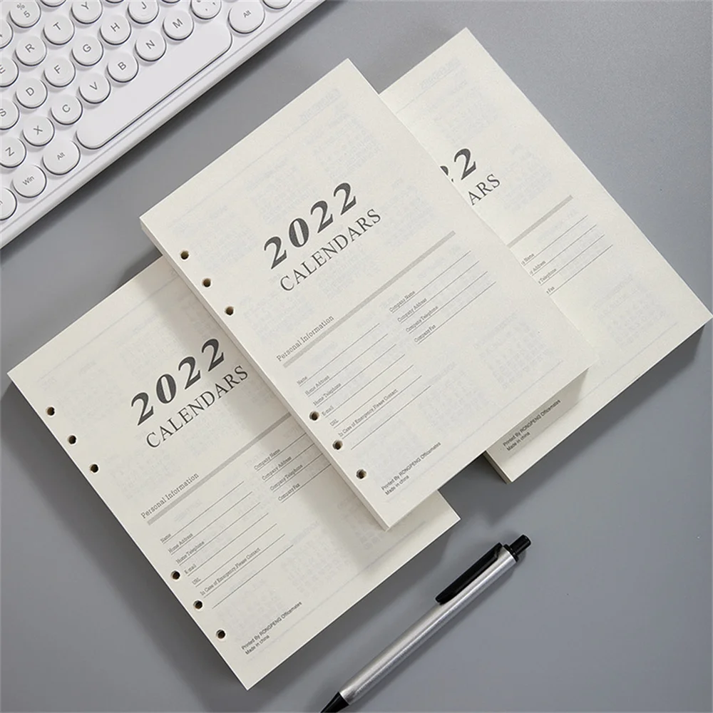 2022 Agenda English Calendar Page 6-Hole Loose-Leaf A5 Replacement Paper Calendar Efficiency Manual Notebook Page Student 2022
2022 Agenda English Calendar Page 6-Hole Loose-Leaf A5 Replacement Paper Calendar Efficiency Manual Notebook Page Student 2022