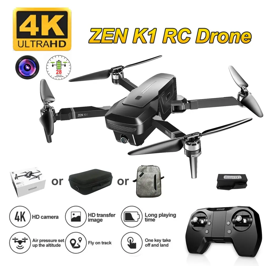 Дрон Радиоуправляемый VISUO ZEN K1, Wi-Fi, GPS, 4K, двойная камера, время полета 28 минут
Дрон Радиоуправляемый VISUO ZEN K1, Wi-Fi, GPS, 4K, двойная камера, время полета 28 минут