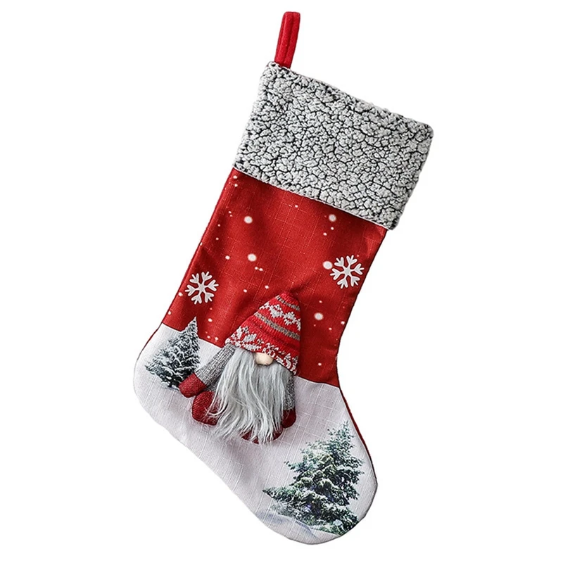 Christmas Stocking Large Xmas Gift Bags Fireplace Decoration Socks New Year Candy Holder Christmas Decor For Home
Christmas Stocking Large Xmas Gift Bags Fireplace Decoration Socks New Year Candy Holder Christmas Decor For Home