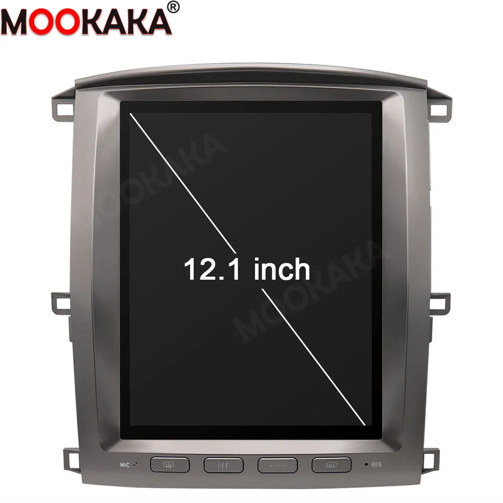 GPS-навигатор на платформе Android 9 0 с вертикальным экраном для Lexus LX470 Toyota LC100 2002-2007