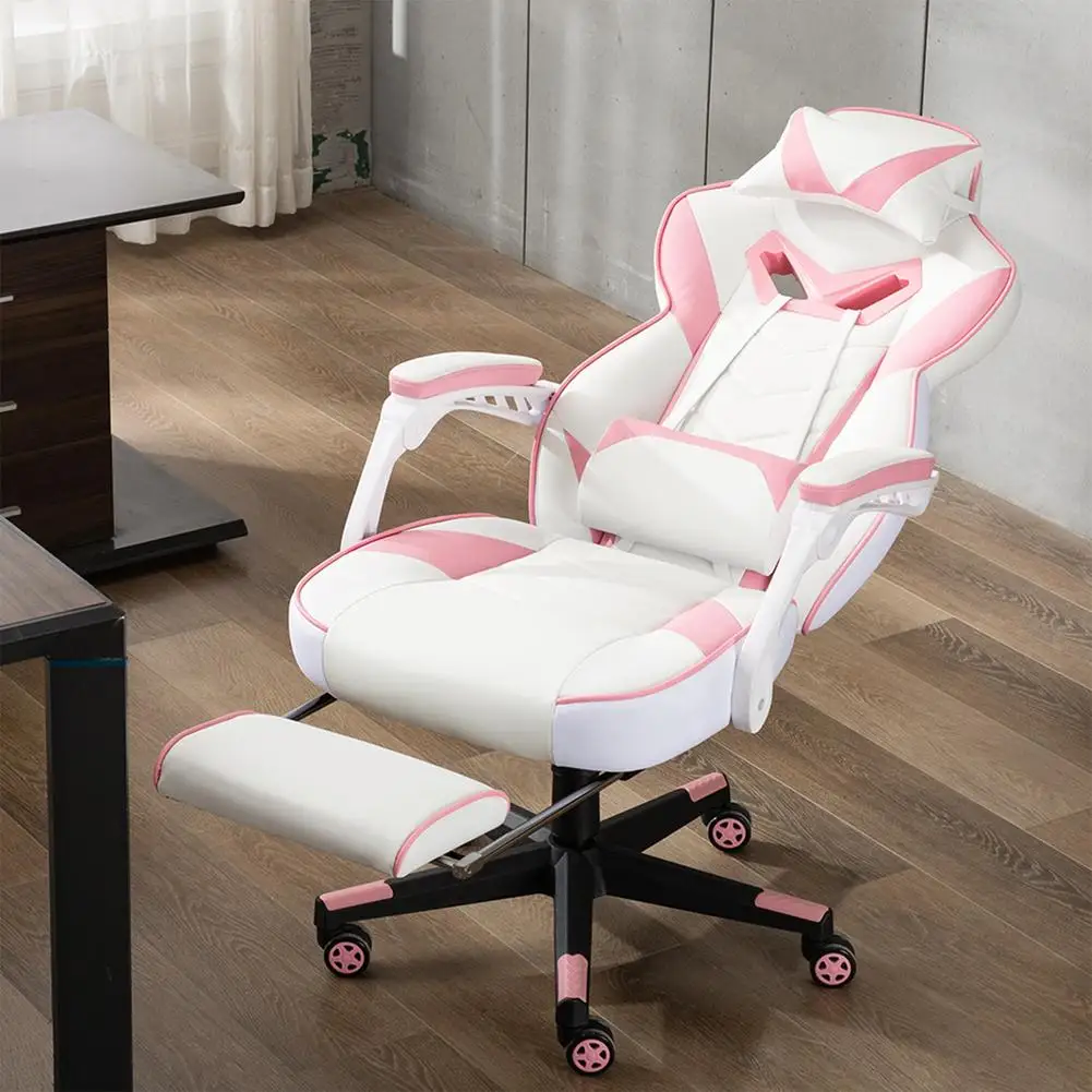 Professional Computer Chair LOL Internet Cafe Racing WCG Gaming Chair Advanced PU Leather With Pedals Headrest Lumbar Cushion #1
Professional Computer Chair LOL Internet Cafe Racing WCG Gaming Chair Advanced PU Leather With Pedals Headrest Lumbar Cushion #1