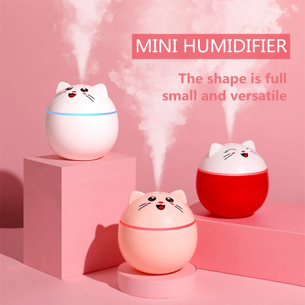 Air Humidifier Ultrasonic Car Mist Maker Portable USB Moisturizing Spray Mute Atomizing With LED Night Light For Car Home Office
Air Humidifier Ultrasonic Car Mist Maker Portable USB Moisturizing Spray Mute Atomizing With LED Night Light For Car Home Office