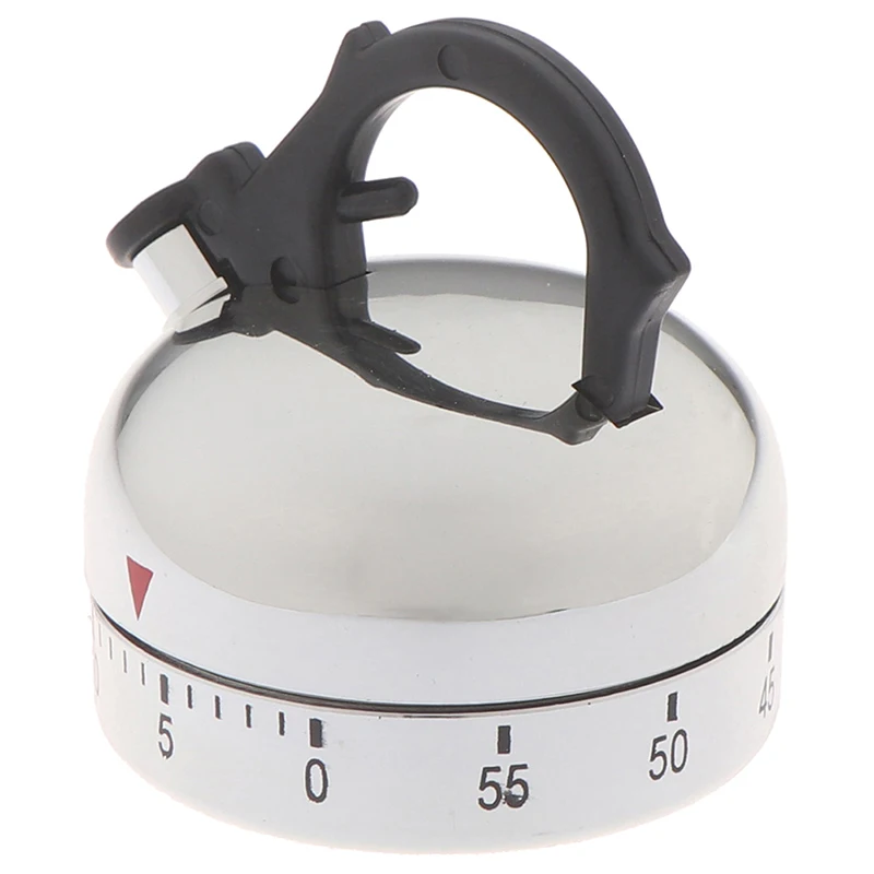 60 Minute Kitchen Timer Alarm Mechanical Teapot Shaped Timer Clock Counting Tools
60 Minute Kitchen Timer Alarm Mechanical Teapot Shaped Timer Clock Counting Tools