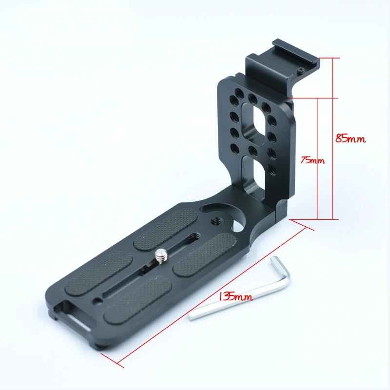 L130A Universal L Plate Bracket Vertical Quick Release Plate for Canon Nikon Sony Fuji Camera Zhiyun Feiyu
L130A Universal L Plate Bracket Vertical Quick Release Plate for Canon Nikon Sony Fuji Camera Zhiyun Feiyu