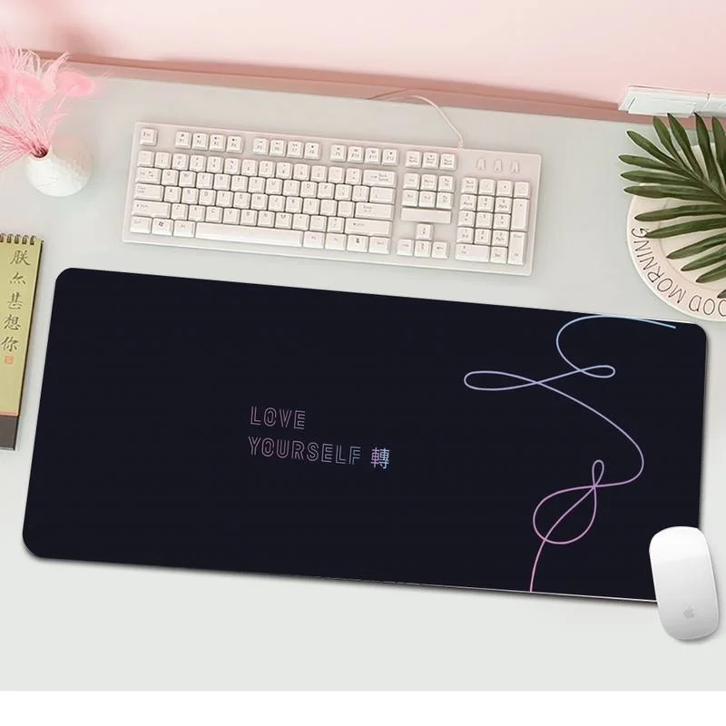 Mousepad Custom Large HD keyboard pad MousePads Desk Mats Anime Love Yourself Flower Carpet Office Soft Gamer Mouse Mat
Mousepad Custom Large HD keyboard pad MousePads Desk Mats Anime Love Yourself Flower Carpet Office Soft Gamer Mouse Mat