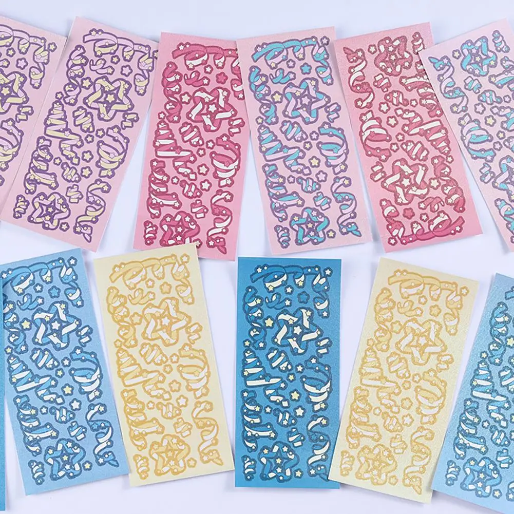 1 Sheet Laser Stickers Colorful Decorative Nice-looking Hand Account Photo Stationery Decorative Stickers for Home
1 Sheet Laser Stickers Colorful Decorative Nice-looking Hand Account Photo Stationery Decorative Stickers for Home