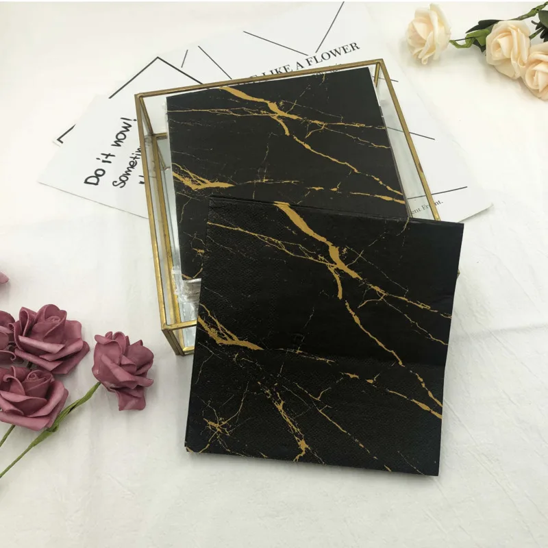 100pcs 33*33cm Gorgeous Marble Theme Paper Napkins Serviettes Decoupage Decorated For Wedding Party Virgin Wood Tissues
100pcs 33*33cm Gorgeous Marble Theme Paper Napkins Serviettes Decoupage Decorated For Wedding Party Virgin Wood Tissues