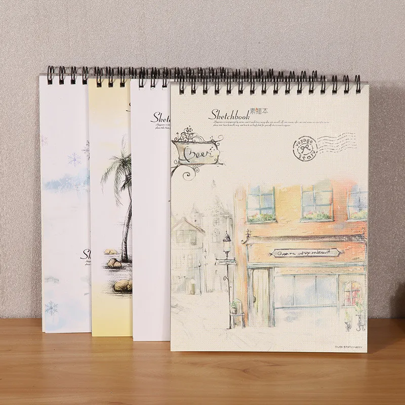 Kawaii Sketchbook for Drawing Painting A4 Blank Paper Watercolor Drawing Book Spiral Sketch Pad Notebook School Art Supplies
Kawaii Sketchbook for Drawing Painting A4 Blank Paper Watercolor Drawing Book Spiral Sketch Pad Notebook School Art Supplies
