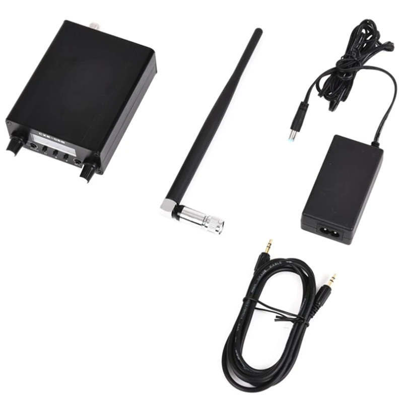 PLL Stereo FM Transmitter Radio Broadcast Station CZE-05B 100/500MW Frequency 76-108Mhz Home Campus Amplifier US Plug
PLL Stereo FM Transmitter Radio Broadcast Station CZE-05B 100/500MW Frequency 76-108Mhz Home Campus Amplifier US Plug