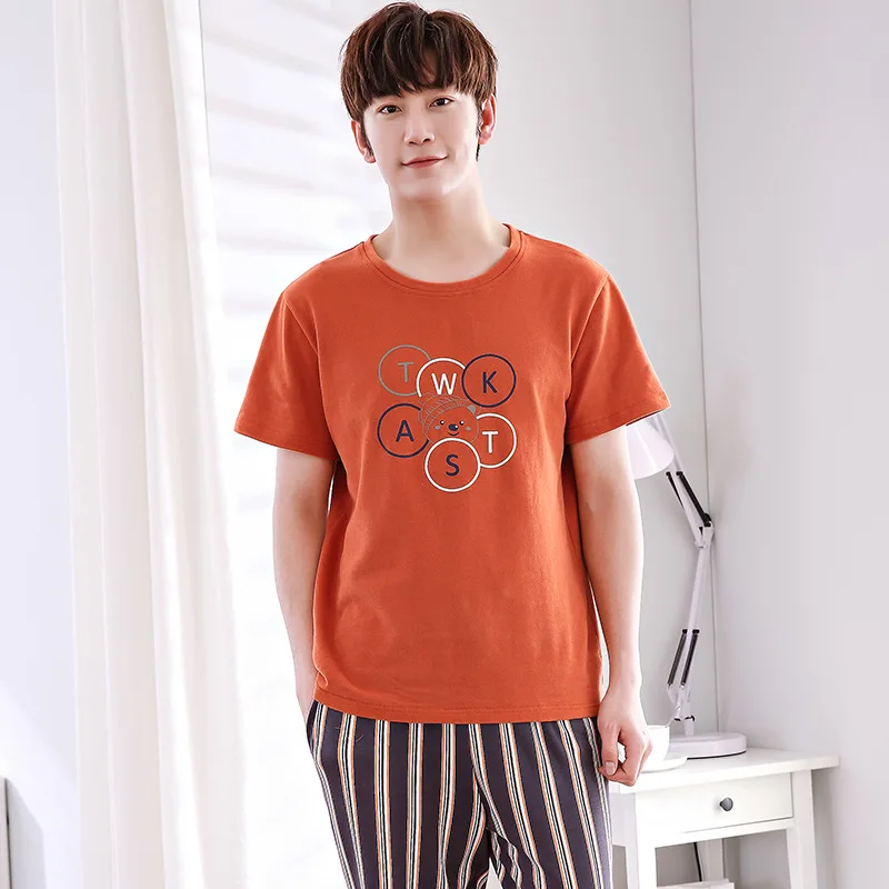 Summer Striped Pants MEN'S Short Sleeve Trousers-Outer Wear Air-conditioned Room Thin Pure Cotton Suit Pajamas
Summer Striped Pants MEN'S Short Sleeve Trousers-Outer Wear Air-conditioned Room Thin Pure Cotton Suit Pajamas