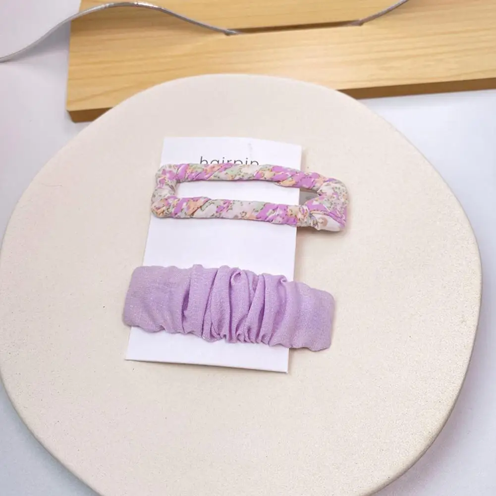 2pcs/set Cute Sweet Hairpins Fashion Print Korean Hollow Accessories Hair Hair Barrettes Chiffon Waterdrop Fabric Clips H1I0 
2pcs/set Cute Sweet Hairpins Fashion Print Korean Hollow Accessories Hair Hair Barrettes Chiffon Waterdrop Fabric Clips H1I0