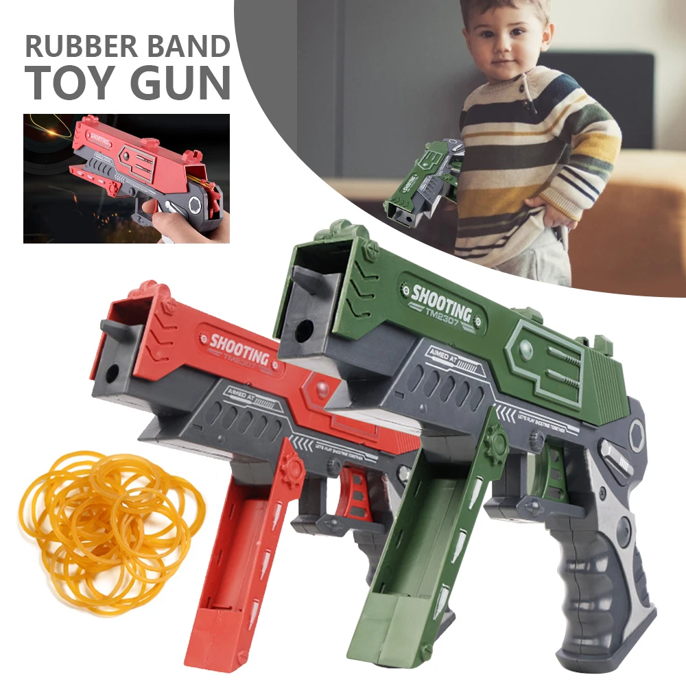 

Детский Ностальгический игрушечный пистолет с резиновой лентой для съемки курицы