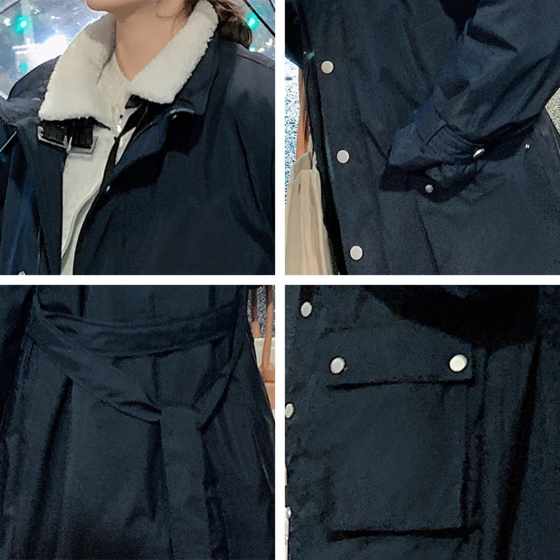 Women's Winter Jacket X-long Solid Covered Button Thick Coat Ladies Turn Down Collar Cotton Padded With Sashes Casual Parkas
Women's Winter Jacket X-long Solid Covered Button Thick Coat Ladies Turn Down Collar Cotton Padded With Sashes Casual Parkas