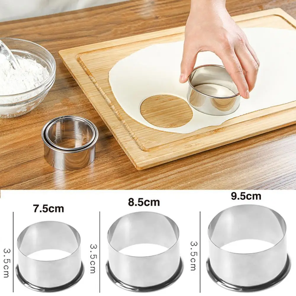 Stainless Steel Dumpling Maker Wraper Dough Cutter kitchen accessories Eco-Friendly Pastry Tools bakery tools dumpling maker
Stainless Steel Dumpling Maker Wraper Dough Cutter kitchen accessories Eco-Friendly Pastry Tools bakery tools dumpling maker