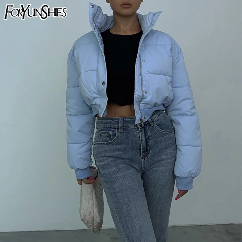 2021 Winter Clothes Warm Thick Parkas Crop Tops Puffer Jacket Women Street Long Sleeve Fashion Cotton-Padded Short Bubble Coats
2021 Winter Clothes Warm Thick Parkas Crop Tops Puffer Jacket Women Street Long Sleeve Fashion Cotton-Padded Short Bubble Coats