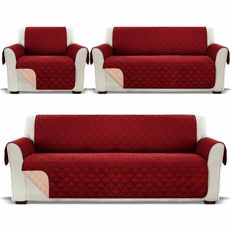 1/2/3 Seater Sofa Covers Quilted Throw Washable Anti Slip Cover Reversible Couch Furniture Protector Pet Dog Mat Wine Red
1/2/3 Seater Sofa Covers Quilted Throw Washable Anti Slip Cover Reversible Couch Furniture Protector Pet Dog Mat Wine Red
