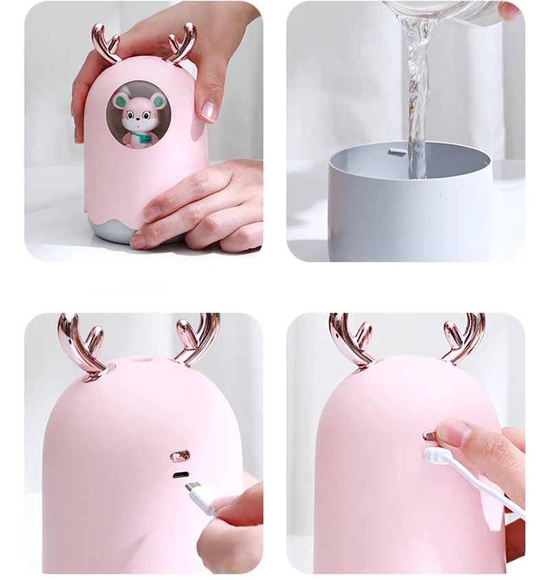 USB Ultrasonic Aroma Essential Oil Humidifier Diffuser 7Color LED Night Light Decor Bedroom 300ml Air Humidifier for Home Office
USB Ultrasonic Aroma Essential Oil Humidifier Diffuser 7Color LED Night Light Decor Bedroom 300ml Air Humidifier for Home Office