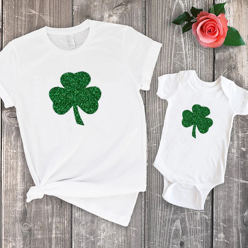 Patricks Day Mother and Daughter Clothes Irish Tee St. Pattys Day Big Sister Family Matching Clothes Fashion Floral Tshirts
Patricks Day Mother and Daughter Clothes Irish Tee St. Pattys Day Big Sister Family Matching Clothes Fashion Floral Tshirts