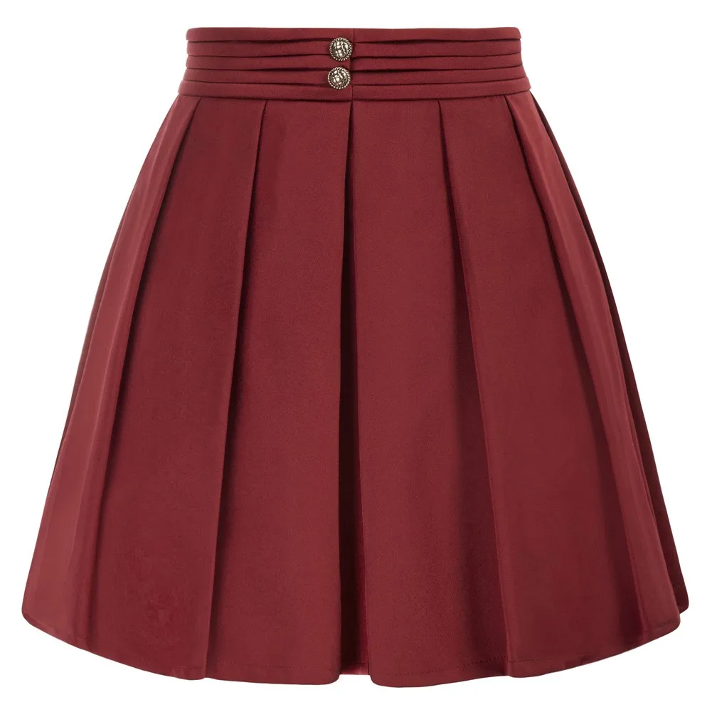 Women Mini Pleated Skirt With Pockets High Waist Flared A-Line Skirt Summer Autumn Casual Kawaii A-line Plaid Skirts Belle Poque
Women Mini Pleated Skirt With Pockets High Waist Flared A-Line Skirt Summer Autumn Casual Kawaii A-line Plaid Skirts Belle Poque