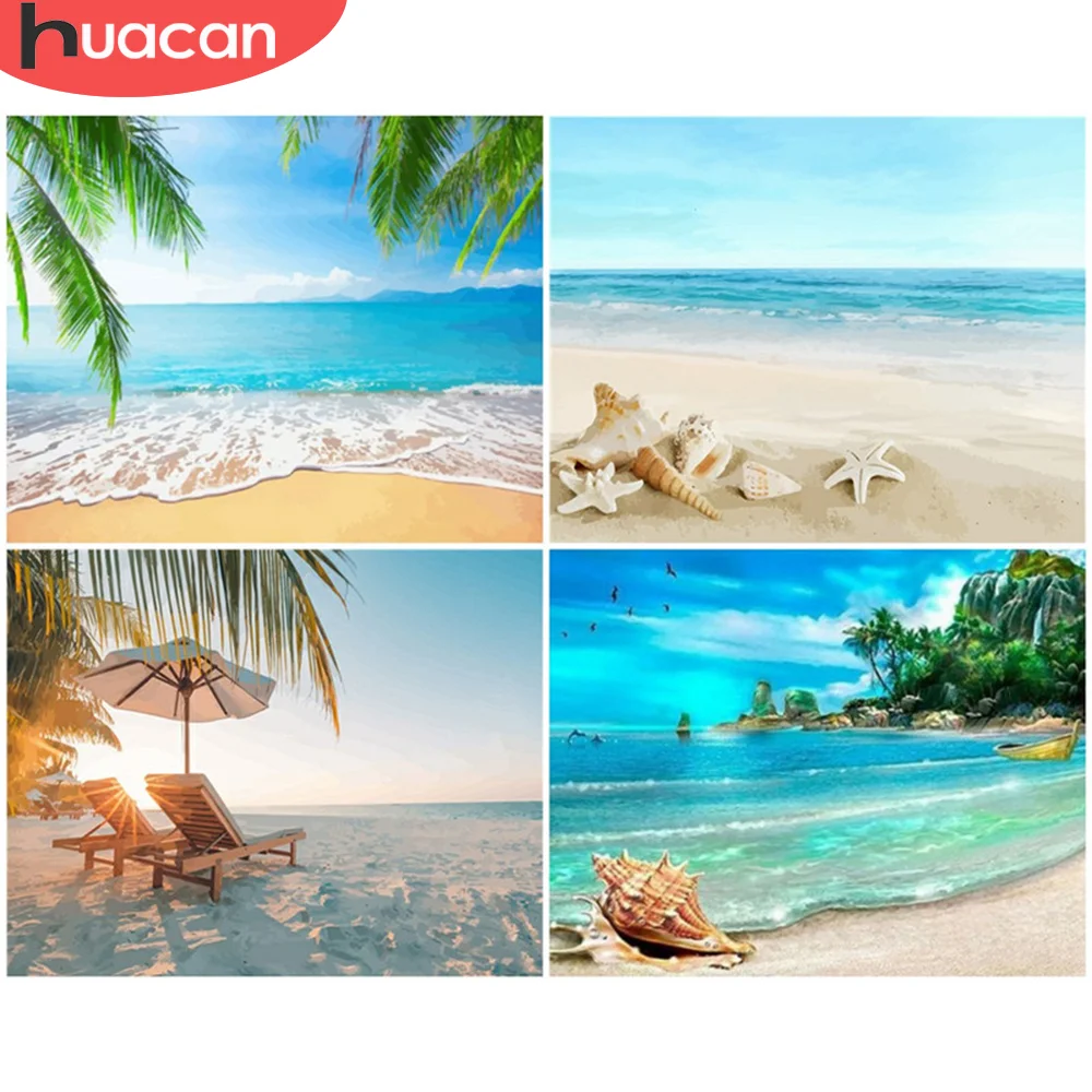 HUACAN Painting By Numbers Beach Drawing On Canvas Pictures By Number Handpainted Seascape Kits Home Decoration
HUACAN Painting By Numbers Beach Drawing On Canvas Pictures By Number Handpainted Seascape Kits Home Decoration