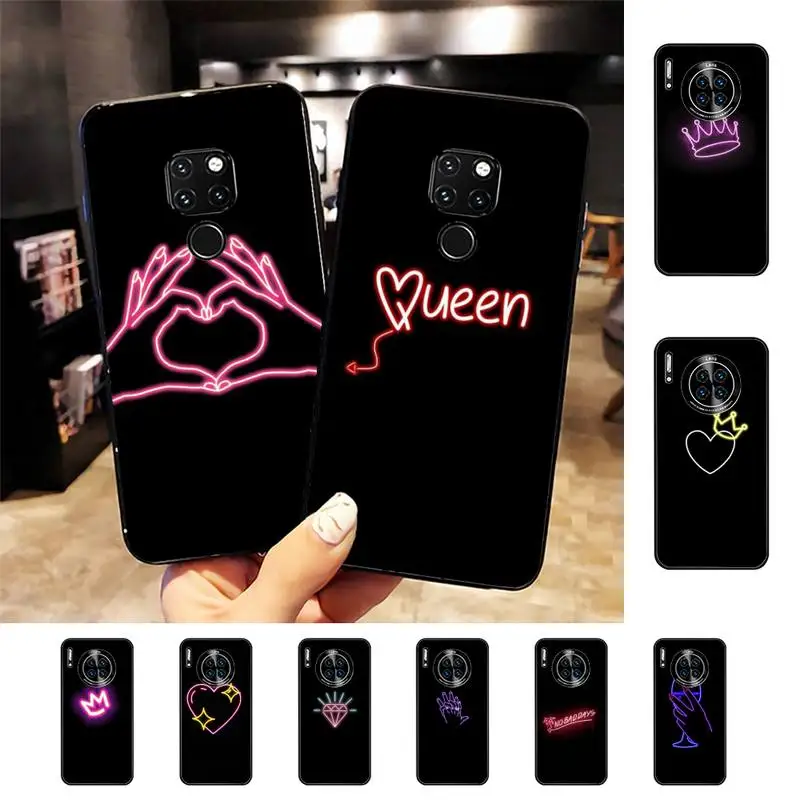 Black background fluorescent Neon queen heart rose Phone Case For Huawei Nova 3I 3E mate 20lite 20Pro 10lite Luxury funda case
Black background fluorescent Neon queen heart rose Phone Case For Huawei Nova 3I 3E mate 20lite 20Pro 10lite Luxury funda case