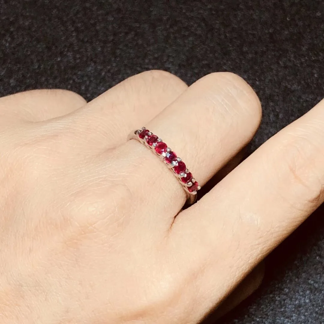 BOEYCJR S925 Silver Trendy Ruby Fine Jewelry Adjustable Elegant Gemstone Rings for Women Engagement Gift anillo anneau
BOEYCJR S925 Silver Trendy Ruby Fine Jewelry Adjustable Elegant Gemstone Rings for Women Engagement Gift anillo anneau