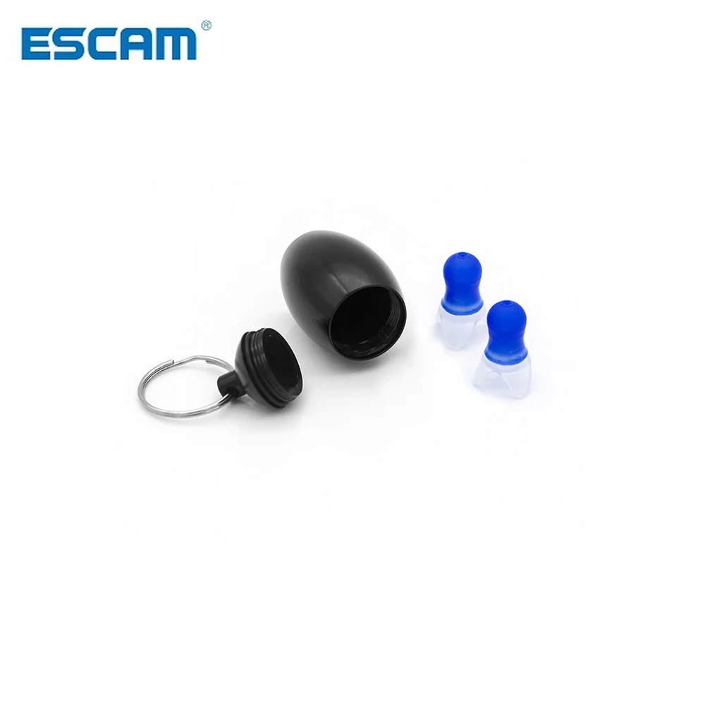 1 пара затычек для ушей с шумоподавлением водонепроницаемые Мягкие силиконовые