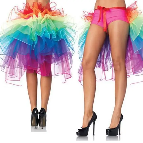 Women Rainbow Skirt Clubwear Dancing Skirt Tutu Layered Skirt Beach Vestidos Organza Lace Up Colorful Large Size
Women Rainbow Skirt Clubwear Dancing Skirt Tutu Layered Skirt Beach Vestidos Organza Lace Up Colorful Large Size